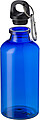 MIGGU Průhledná láhev na vodu z RPET, 400 ml, modrá