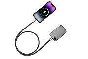 Nabíjecí a datový kabel Brandcharger, gun metal