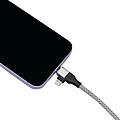 Nabíjecí a datový kabel, stříbrná