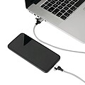 Nabíjecí a datový kabel, stříbrná