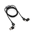 Nabíjecí/datový kabel Datalock 60W s ochranou proti hacknutí, černá