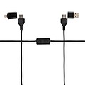 Nabíjecí/datový kabel Datalock 60W s ochranou proti hacknutí, černá