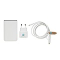 Nabíjecí sada 3ks Surge 20W USB C z RCS recyklovaného plastu, černá