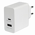 Napájecí zástrčka USB adaptéru, bílá
