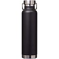Nerezová láhev na vodu s měděnou vakuovou izolací 650ml, černá