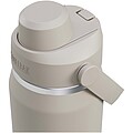 Nerezová láhev na vodu se šroubovacím uzávěrem 750ml, Světle šedá