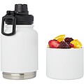 Nerezová termoska, 530ml, s odnímatelnou spodní částí 340ml, bílá