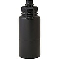 Nerezová termoska, 530ml, s odnímatelnou spodní částí 340ml, černá