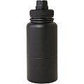Nerezová termoska, 530ml, s odnímatelnou spodní částí 340ml, černá
