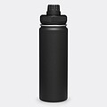 Nerezová termoska 600ml, s černým víčkem, černá