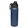 Nerezová termoska 600ml, s černým víčkem, tmavě modrá
