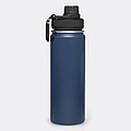 Nerezová termoska 600ml, s černým víčkem, tmavě modrá