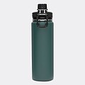 Nerezová termoska 600ml, s černým víčkem, tmavě zelená
