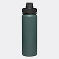 Nerezová termoska 600ml, s černým víčkem, tmavě zelená