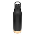 Nerezová termoska s bambusovým dnem, objem 500ml, černá