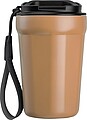 Nerezový cestovní termohrnek 350 ml, béžová