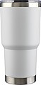 Nerezový dvoustěnný termohrnek 590 ml, bílá