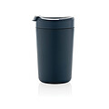 Nerezový hrnek s víčkem, 300 ml, námořní modrá
