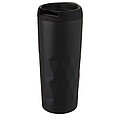 Nerezový termohrnek 450ml, s plastovým víčkem, černý