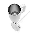 Netekoucí termohrnek z RCS nerezové oceli 900 ml, bílá