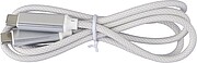 Nylonový nabíjecí kabel 100W, světle šedá