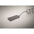Opletený magnetický kabel, bilá/černá