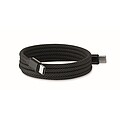 Opletený magnetický kabel, černá