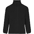 Pánská fleecová celorozepínací bunda, ROLY ARTIC, černá, vel. 2XL