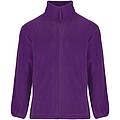 Pánská fleecová celorozepínací bunda ROLY ARTIC, fialová, 3XL