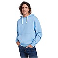 Pánská mikina s kapucí ROLY URBAN, červená s černými doplňky, XS