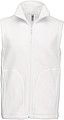 Pánská mikrofleecová vesta Kariban fleece vest men, bílá, vel. L