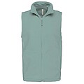 Pánská mikrofleecová vesta Kariban fleece vest men, mátová, vel. S