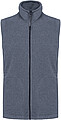 Pánská mikrofleecová vesta Kariban fleece vest men, tmavá námořní modrá, vel. S