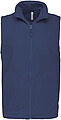 Pánská mikrofleecová vesta Kariban fleece vest men, tmavě modrá, vel. S