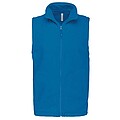 Pánská mikrofleecová vesta Kariban fleece vest men, tmavě tyrkysová, vel. S