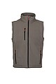 Pánská softshellová vesta PAYPER CREEK PAD VEST ULTRALITE, šedá, XS