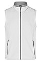 Pánská vesta James & Nicholson Promo softshell, bílá S