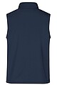 Pánská vesta James & Nicholson Promo softshell, námořní modrá, velikost S