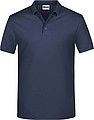 Pánské piqué polo James & Nicholson, námořní modrá, L