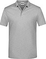 Pánské piqué polo James & Nicholson, šedý melír, L