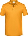 Pánské piqué polo James & Nicholson, tmavě žlutá, L