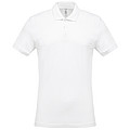 Pánské polotriko KARIBAN SHORT-SLEEVED PIQUÉ POLO SHIRT, bílá, L