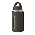 PARLA Láhev z borosilikátového skla 600 ml, černá