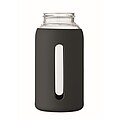 PARLA Láhev z borosilikátového skla 600 ml, černá