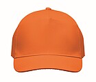 Pětipanelová kšiltovka, oranžová