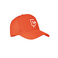 Pětipanelová kšiltovka z RPET, oranžová