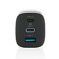 Philips 65W ultra rychlá PD 3-portová USB nabíječka, černá