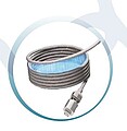 PIERRE CARDIN DONNES Magnetický nabíjecí kabel, šedá