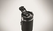 PITESTI Dvoustěnný XXL hrnek z recyklované nerezové oceli, 850 ml, černá