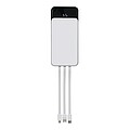 Plastová powerbanka 10 000 mAh, bílá